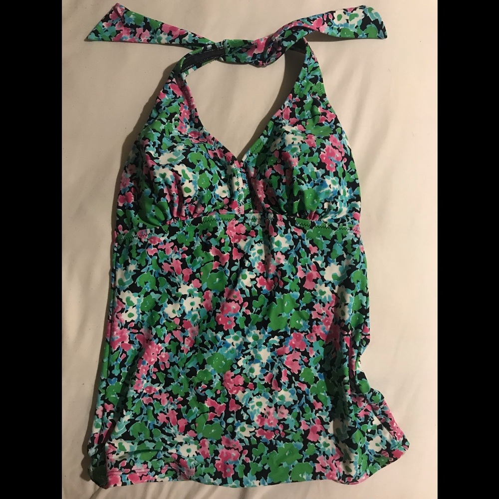 Floral bathing suit size 6